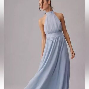 NWT REFORMATION Andee Dress Mineral Blue Bridesmaid Wedding size 4